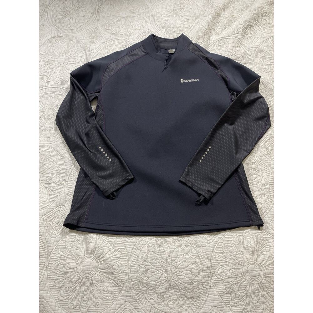 MAGMA Womens Neoprene Thermal Wetsuit Top Long Sleeve Black Size 3XL